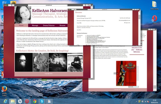about me page